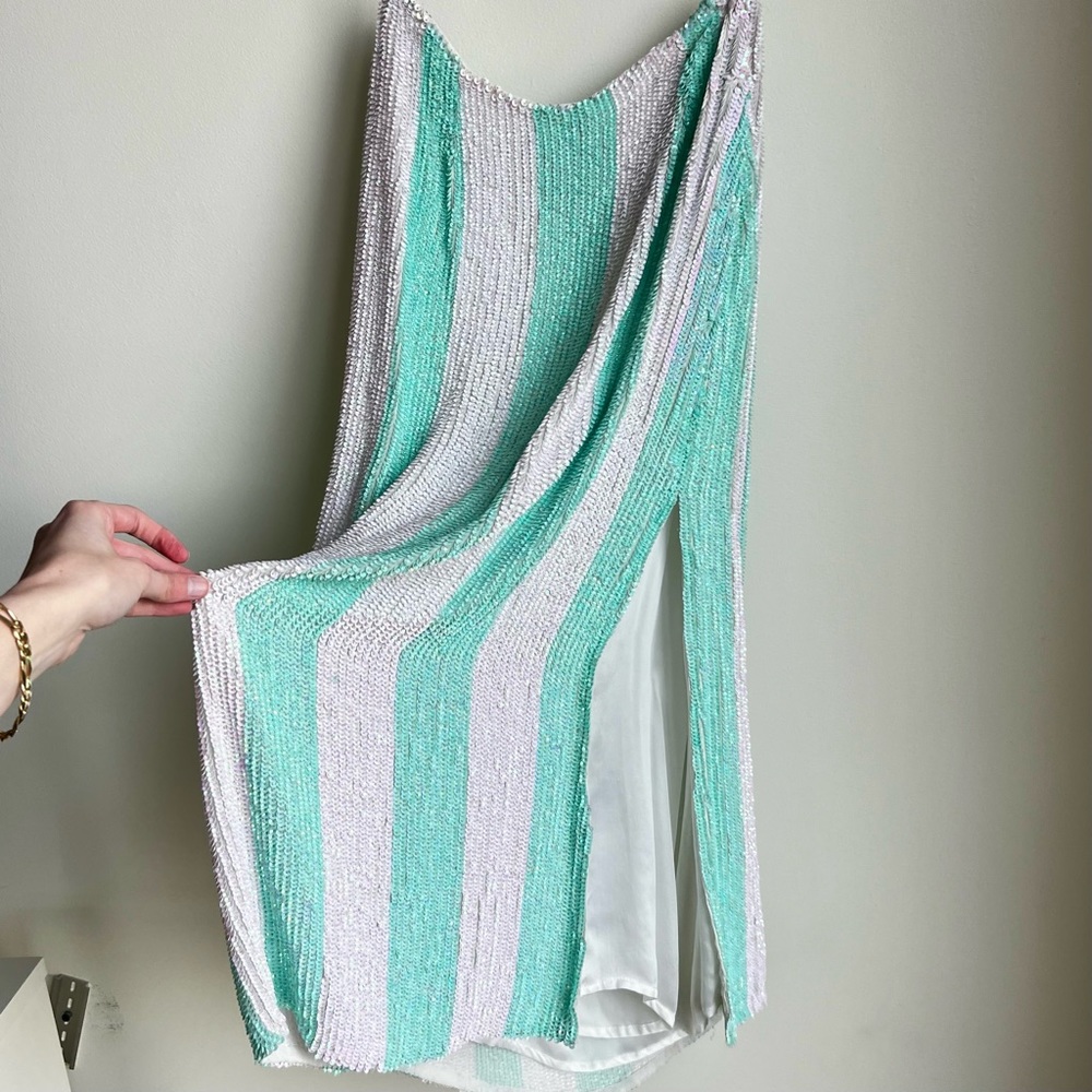 NWOT Retrofete Stripe Skirt